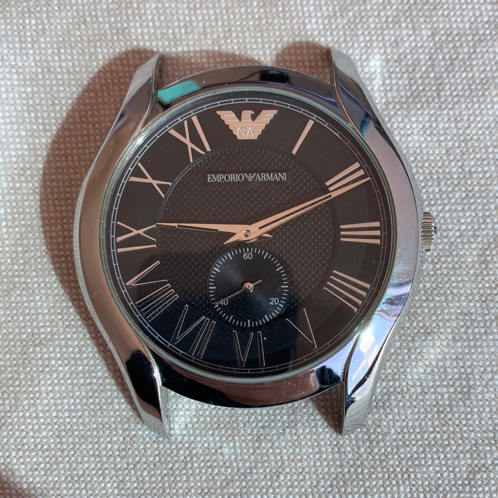 Emporio Armani Black Dial Watch ONLY